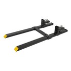 1500lb 60   Tractor Pallet Fork Bucket Clamp On Skid Steer Loader Stabilizer Bar