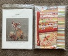 Freida Fox Laura Heine Fiberworks Collage Quilt Pattern   Kit 35x35 Rare Htf
