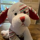 Vguc-9    Webkinz Peppermint Puppy Plush Only No Code Christmas Candy Cane Ganz
