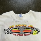 Vintage Ed Lynch Jr Racing Shirt Mens Xxl White Sprint Car Apollo Pa 2000s