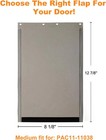 Pac11-11038 Medium Dog Pet Door Replacement Flap For Pet Safe12 7 8  x 8 1 8  