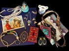 Vintage Sw   Native American Crafts   Costume Jewelry Lot Of 14 Pieces