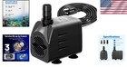Powerful 400gph Ultra Quiet Submersible Fountain Pump For Fish Tanks   Ponds