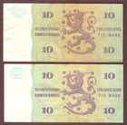 Finland 10 Markkaa 1980  W o Litt   Litt A