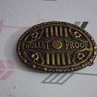 Men s Western  bullet Proof  Bullet Pattern Metal Belt Buckle Gold black