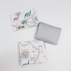 100  Cotton Crib Bedding Set For Baby Boys Girls 3 Pcs Bed Crib  Grey 