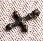 Antique Viking Age C 11-13th Century Byzantine Type Orthodox Cross Pendant 317