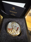 2024 Liberia 2 Oz Silver Antique Darkness Rider  w  Box And Coa 
