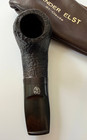 Vintage Vander Elst St-claude France Briar Smoking Pipe 3 7  Sandblast Pocket