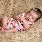 18in Realistic Reborn Baby Dolls Full Body Vinyl Silicone Girl Doll Newborn Doll