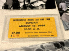 Woodstock 1969 Mail Order Sunday Ticket Janis Joplin Jimi Hendrix Ephemera Usa