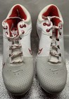 Nike Hyperdiamond 4 Elite White Red Softball Cleats Women s Sz 6 5 Fz0923-104