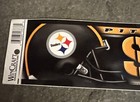 Pittsburgh Steelers Nfl Vintage Bumper Sticker 12    Long Helmet Black