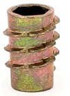 Ez-lok 10-32 Die Cast Zinc Alloy Hex-drive Threaded Insert For Wood  25 Pieces 
