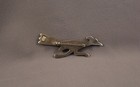 Vintage Navajo Cast Sterling Silver Roadrunner Pin  2  1 2  