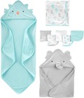 Versatile 8-piece Bath Time Essentials  Hooded Towels   Washcloths For Babies