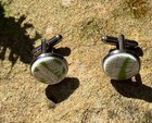 Cuff Links From Vintage Broken Plates Upcycled Porcelain  China Recycled 