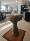 Antique Brass Drum With Skin Batter Head
