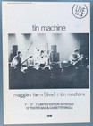 David Bowie Tin Machine 1989 Poster Advert Maggies Farm
