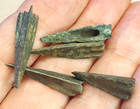 5 Ancient Roman Bronze Arrowhead 1st - 2nd Century Ad  s2 