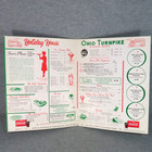 Vintage Holiday House Restaurant Menu Ohio Turnpike 1960s 70s Coca-cola