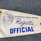 1959 Chicago Daily News Regatta Flag Pennant Official Vintage Sailing History