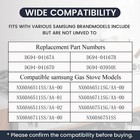 5pcs Dg94-04167 Gas Stove Knobs For Samsung Nx60a6111ss Nx60a6511ss