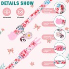 Cute Cat Collars With Bells Breakaway  4 Pack Floral Daisy Pendant Spring Sum   