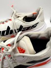 Adidas Barricade Tokyo Fz3935 Mens 10 Sneakers White Solar Red Tennis Shoes