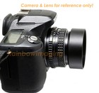 58mm Metal Screw-in Hood For Standard Lens  With 62mm Lens Cap   us Seller 