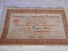 Vintage Share Certificate Stocks Bonds Actions  Makhonine Petrol Co 1927