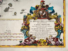 China Japan Corea 1682 Giacomo De Rossi Unusual Large Antique Map 17th Century
