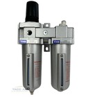 3 4  Compressed Air Compressor Filter Regulator Lubricator Combo Frl System