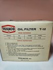 3 Texaco Oil Filters T-12 New In Box  Old Stock