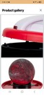 Salmon Creek Nuball Bowling Ball Cleaner polisher Machine Red White Black