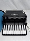 Horse 22 Key 8 Bass Piano Accordion Blue Beginner Adult Student W  Case   Straps