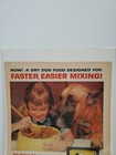 Vintage Friskies Mix Dry Dog Food Magazine Ad Page 