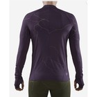 Cep Running Men s Long Sleeve Reflective Shirt Purple Zip Pocket Neck Medium  90