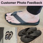 Nortiv 8 Men s Flip Flops Beach Sandals Lightweight Eva Sole Comfort Thongs