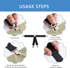 4pcs Adjustable Bed Sheet Straps Clips  Elastic Mattress Sheet Fasteners Holder