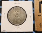 1978 Poland 20-zlotys Coin  Poland s 1st Cosmonaut   Interkosmos  78