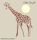 Stencil Joanie 9  Tall Spotted Giraffe Safari Animal Africa Rustic Cabin Signs