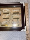 Vintage Nautical Knots   1869 Cutty Sark Ship Framed Wooden Shadow Box 13 5x 9   