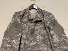      Acu Medium Long Sleeve Army Coat Jacket Digital Camo Ripstop Combat