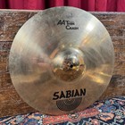 18  Sabian Aa Thin Crash Cymbal 1392g Brilliant  video Demo 