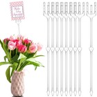 240 Pcs Floral Picks Card Holders - Plastic Flower Sticks For Bouquet  Wedding  