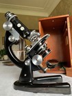 Vintage J  Swift   Son Model P Polarising Microscope   Accessories C1960s  Cased