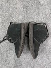 Ugg Australia Womens Neumel Chucka Boot Black Suede Sheepskin Size 7
