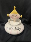 Holt Howard Jam N Jelly Condiment Jar Pixieware Spoon Lid Vintage 1958 Repaired