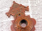 Bronze R e Eastlake Double Key Entry Door Plate Anchor Birds Russell Erwin 1870s